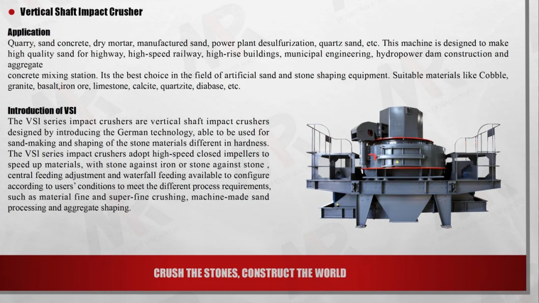 High Capacity Vertical Sand Crusher