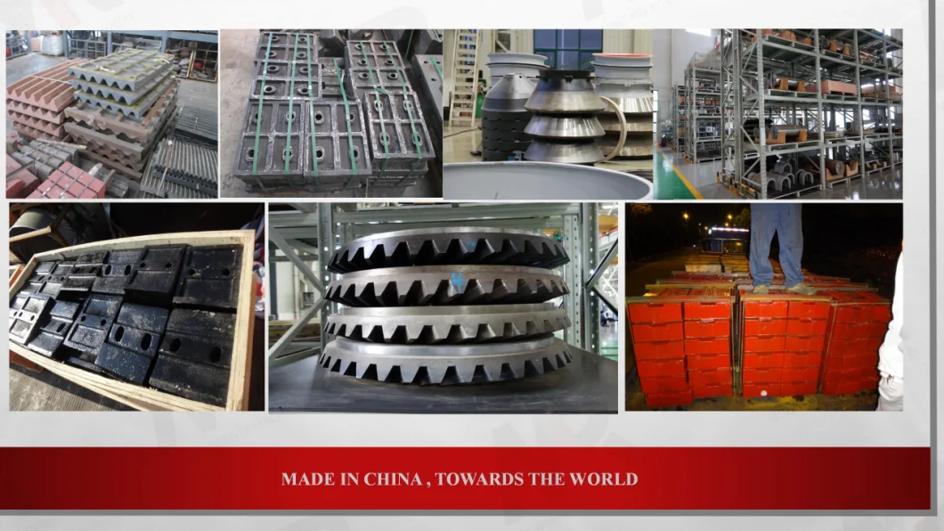 Spare Parts of Stone Crushers Stone Crusher Wearing Parts High Manganese Steel Blow Bar Hammer of Impact Crusher