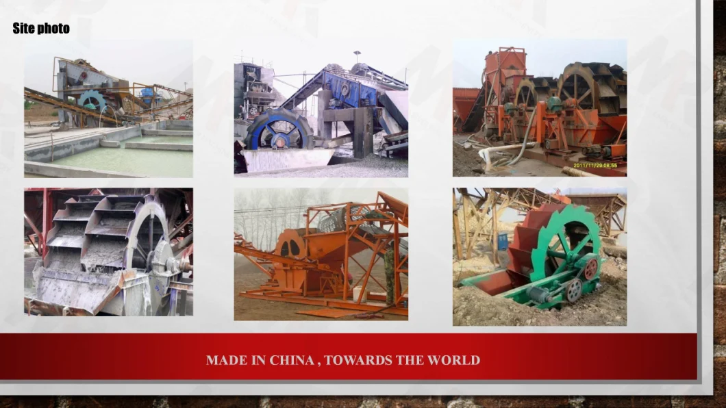 New Design Wheel Sand Washing Machine Ore Washer for Gold Iron Limestone Manganese