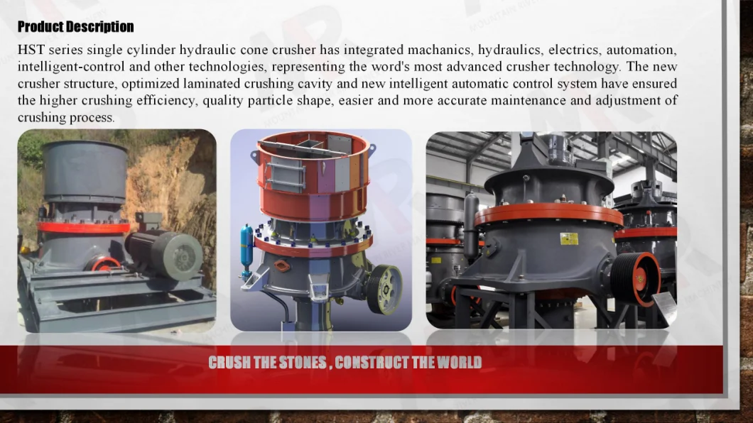 Stone Crusher Rock Hst Single Cylinder Hydraulic Cone Crusher