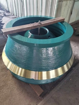 H3800 4800 CH440 CS440 HP300 Metso के लिए कोन क्रशर मैंगनीज कास्टिंग मेंटल बाउल लाइनर सूट