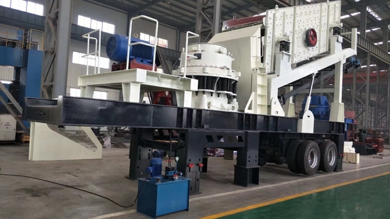 खनन और खदान में PEW1100 300Kw पोर्टेबल क्रशिंग प्लांट कोल्हू निर्माण मशीन