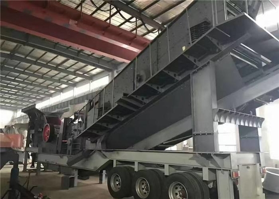 खनन और खदान में PEW1100 300Kw पोर्टेबल क्रशिंग प्लांट कोल्हू निर्माण मशीन