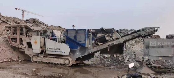 पोर्टेबल रॉक प्रयुक्त मोबाइल कोल्हू MR110 Z EVO2 ट्रैक 2018 में बनाया गया